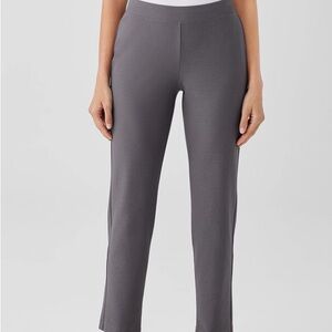 Eileen Fisher  NEW with tag slim ankle pant in graphite SIZE MEDIUM
